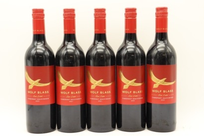 (5) 2021 Wolf Blass Red Label Cabernet Sauvignon, South Eastern Australia