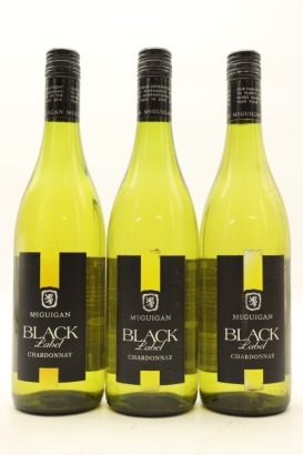 (3) 2022 McGuigan Black Label Chardonnay, Australia