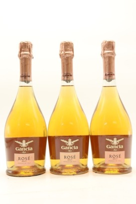 (3) NV Gancia Brut Rose, Piedmont