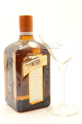 (1) Cointreau Liqueur With A Cocktail Glass, France, 40% ABV, 700ml