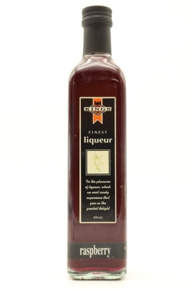 (1) Kings Raspberry Finest Liqueur, 21% ABV, 500ml