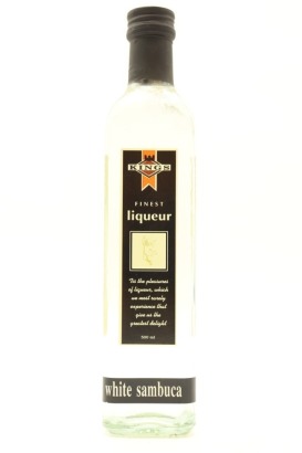 (1) Kings White Sambuca Finest Liqueur, 21% ABV, 500ml