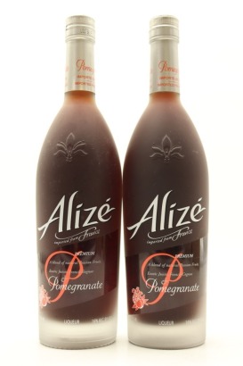 (2) Alize Cognac & Pomegranate Premium Liqueur, France, 16% ABV, 750ml