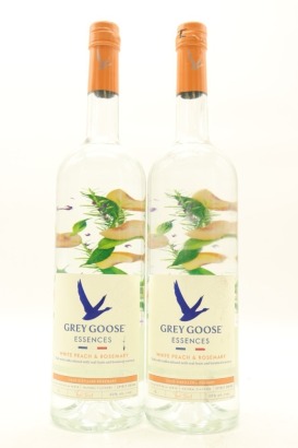 (2) Grey Goose Essences White Peach & Rosemary Vodka, France, 30% ABV, 1000ml