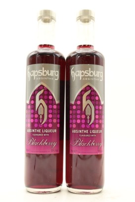 (2) Hapsburg Blackberry Absinthe Liqueur, Europe, 33% ABV, 700ml