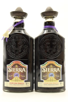(2) Sierra Cafe Licor Con Tequila, 25% ABV, 700ml