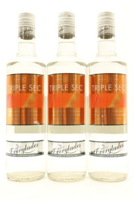 (3) Everglades Triple Sec Liqueur, New Zealand, 13.9% ABV, 700ml