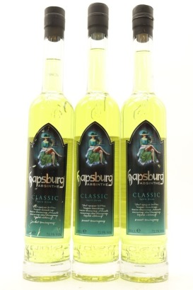 (3) Hapsburg Classic Absinthe Liqueur, Europe, 72.5% ABV, 500ml