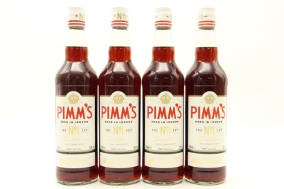 (4) Pimm's No. 1 Gin Cup Liqueur, England, 25% ABV, 700ml
