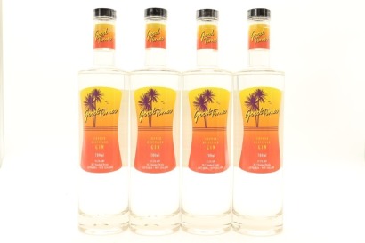 (4) The National Distillery Good Times NZ Gin, 37.5% ABV,700ml