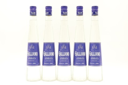 (5) Galliano Liquore Alla Sambuca, 30% ABV, 500ml