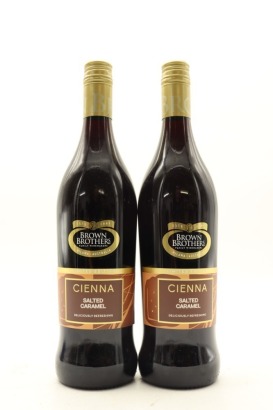(2) Brown Brothers Limited Edition Cienna Salted Caramel, 8% ABV, 750ml