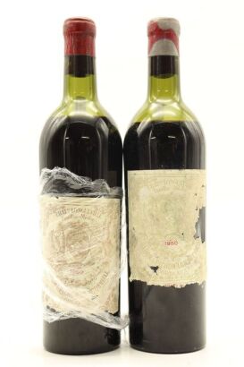 (2) 1950 Chateau Pichon-Longueville au Baron de Pichon-Longueville, Pauillac (LS) (TL) (BSL)&diams;