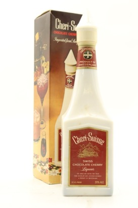 (1) Cheri-Suisse Chocolate Cherry Liqueur, Switzerland, 26% ABV, 700ml, Circa 1970s (GB)