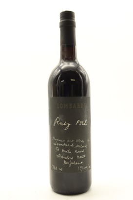 (1) NV Lombardi Ruby Port, Havelock North, 19% ABV