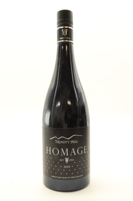 (1) 2018 Trinity Hill Homage Syrah, Gimblett Gravels [JR16.5] [WE95]