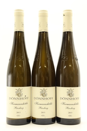 (3) 2015 Weingut Donnhoff Niederhauser Hermannshohle Riesling Grosses Gewachs, Nahe