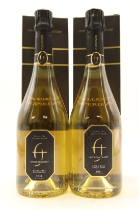(2) 2011 Andre Jacquart Experience Blanc de Blancs Grand Cru Brut Millesime, Champagne