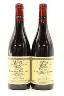 (2) 2022 Louis Jadot Domaine des Heritiers Vignes Franches 'Clos des Ursules' Monopole, Beaune Premier Cru [JR17]