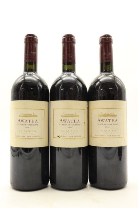 (3) 2006 Te Mata Estate Awatea Cabernets Merlot, Hawke's Bay