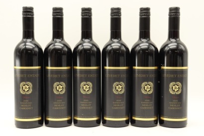 (6) 2009 Leveret Estate Reserve Merlot - Cabernet, Hawke's Bay