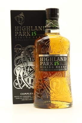 (1) Highland Park Viking Heart 15 Year Old Single Malt Scotch Whisky, 44% ABV