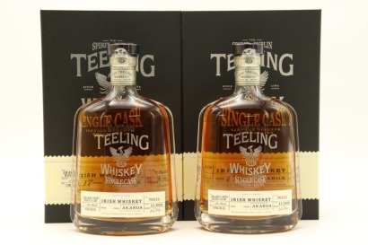 (2) 2005 The Teeling Whiskey Co. Akarua Cask #76413, Single Malt Irish Whiskey