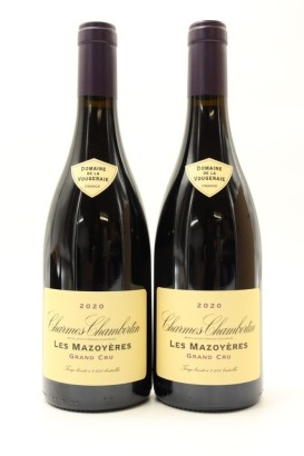 (2) 2020 Domaine de la Vougeraie Charmes-Chambertin Grand Cru Les Mazoyeres, Cote de Nuits