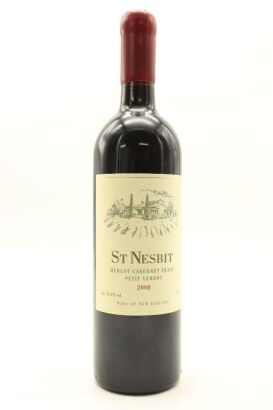 (1) 2008 St Nesbit Cabernet Merlot Petit Verdot, Auckland