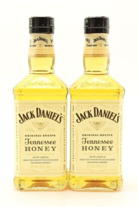 (2) Jack Daniel's Original Recipe Tennessee Honey Whisky Liqueur, 35% ABV, 375ml