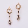 18ct Yellow Gold, Victorian, 'Day and Night,' 2.30ct Diamond Set Drop Earrings