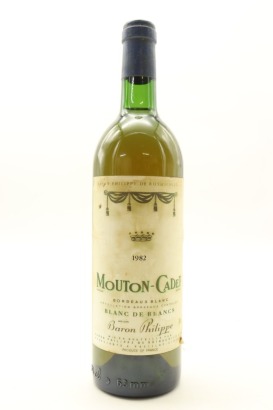 (1) 1982 Baron Philippe de Rothschild Mouton Cadet Blanc, Bordeaux