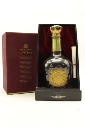 (1) Royal Salute Stone of Destiny 38 Year Old Blended Scotch Whisky, 40% ABV, 500ml (GB)