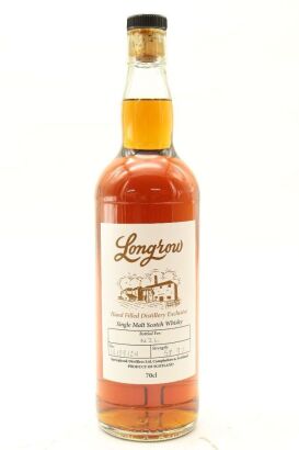 (1) Longrow Hand Filled Distillery Exclusive Single Malt Scotch Whisky, 58.9% ABV