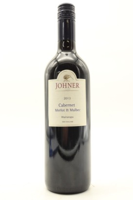 (1) 2013 Johner Estate Cabernet - Merlot - Malbec, Wairarapa