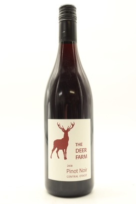 (1) 2008 The Deer Farm Pinot Noir, Central Otago