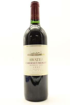 (1) 1992 Te Mata Estate Awatea Cabernets Merlot, Hawke's Bay