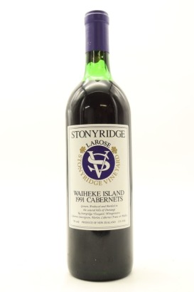 (1) 1991 Stonyridge Vineyard Larose, Waiheke Island (US)