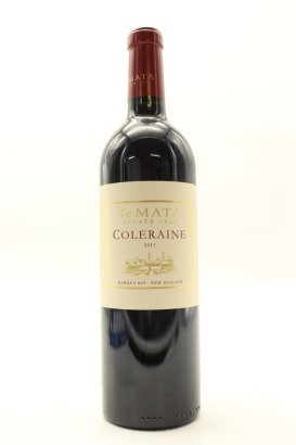 (1) 2017 Te Mata Estate Coleraine, Hawke's Bay [BC96]