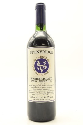 (1) 1995 Stonyridge Vineyard Larose, Waiheke Island