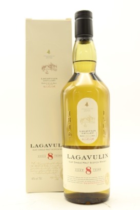 (1) Lagavulin 8 Year Old Single Malt Scotch Whisky, 48% ABV (GB)