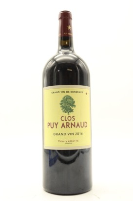 (1) 2016 Clos Puy Arnaud, Castillon Cotes de Bordeaux, 1500ml [JR16.5]