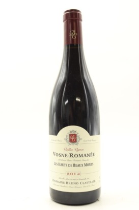 (1) 2014 Domaine Bruno Clavelier Vosne-Romanee Les Hautes de Beaux Monts Vieilles Vignes, Cote de Nuits