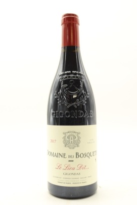 (1) 2017 Domaine des Bosquets Gigondas Le Lieu Dit, Rhone [JR17] [WS94]