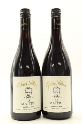 (2) 2009 Gibbston Valley 'Le Maitre' Pinot Noir, Central Otago