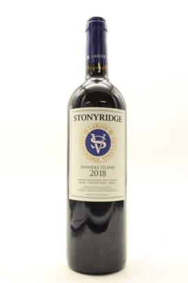 (1) 2018 Stonyridge Vineyard Larose, Waiheke Island