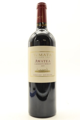 (1) 2019 Te Mata Estate Awatea Cabernets Merlot, Hawke's Bay