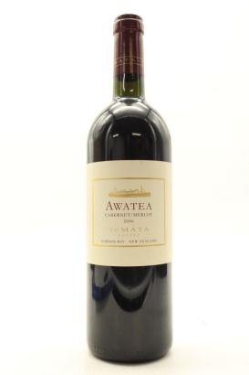 (1) 2006 Te Mata Estate Awatea Cabernets Merlot, Hawke's Bay