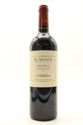 (1) 2022 Te Mata Estate 'Awatea' Cabernets - Merlot, Hawke's Bay