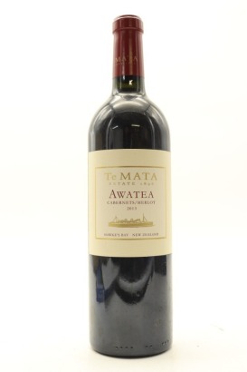 (1) 2013 Te Mata Awatea Cabernets Merlot, Hawke's Bay